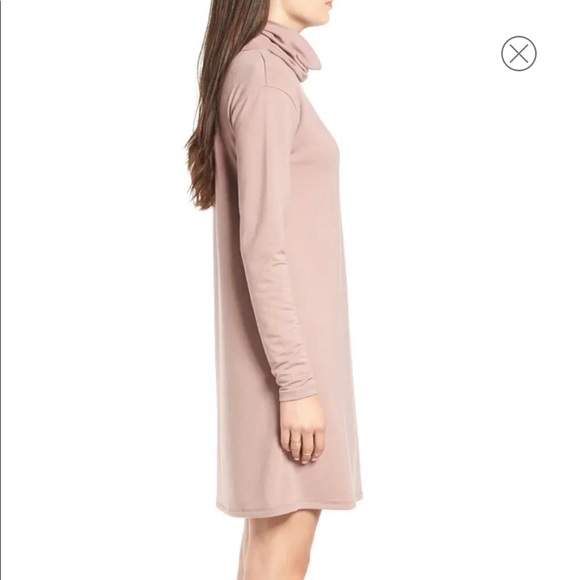 BP (Nordstrom) Turtleneck A-line dress - Picture 3 of 10